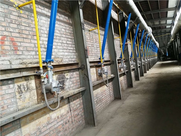 遼寧:天然氣耐火材料隧道窯爐燒嘴“煤改氣”工程項目