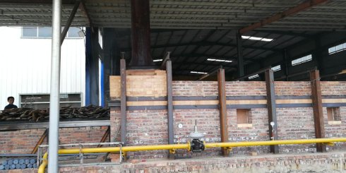 福建:天然氣軋鋼加熱爐工作現場