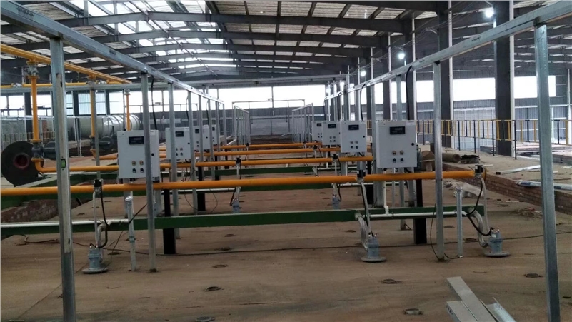 天然氣紅磚窯爐:燒嘴爐頂布局 DCS系統(tǒng)工程