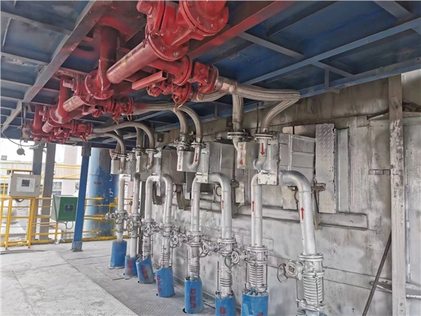 石灰窯燒嘴:選用燃料天然氣高爐轉爐焦爐煤氣及黃磷尾氣