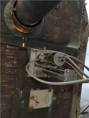 回轉窯燃燒器測溫型工業電視系統
